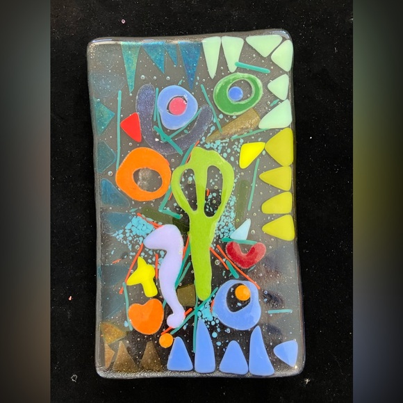 Victoria Heisler Other - Seashore Memories “Original Fused Art Glass  Handmade  8.5”x5”Rectangul…
